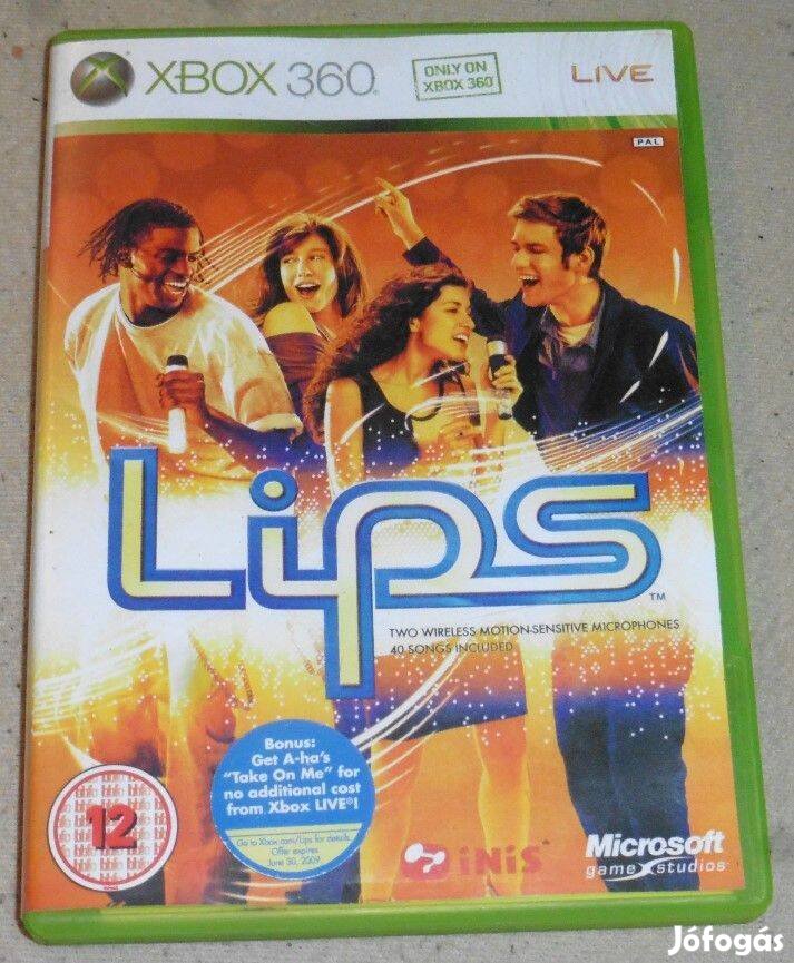 Lips (Karaoké, éneklős) Gyári Xbox 360 Játék akár féláron