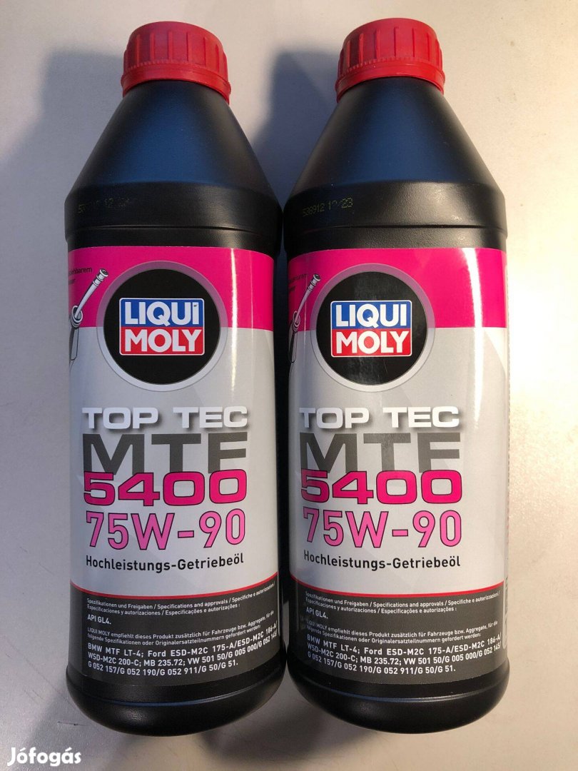 Liqui Moly Top Tec MTF 5400 75W-90 váltóolaj 2x 1 l