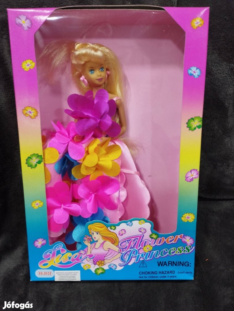 Lisa Princess Barbie jellegű retró baba