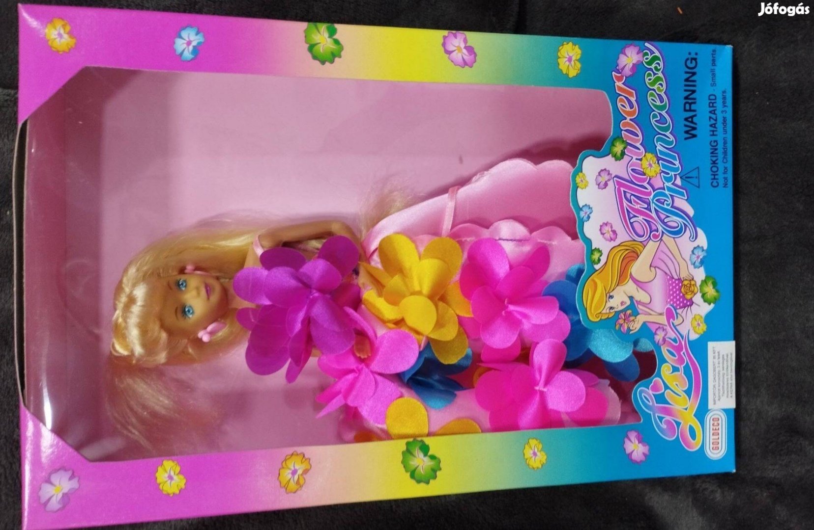 Lisa Princess Barbie jellegű retró baba új bontatlan csomagolásban