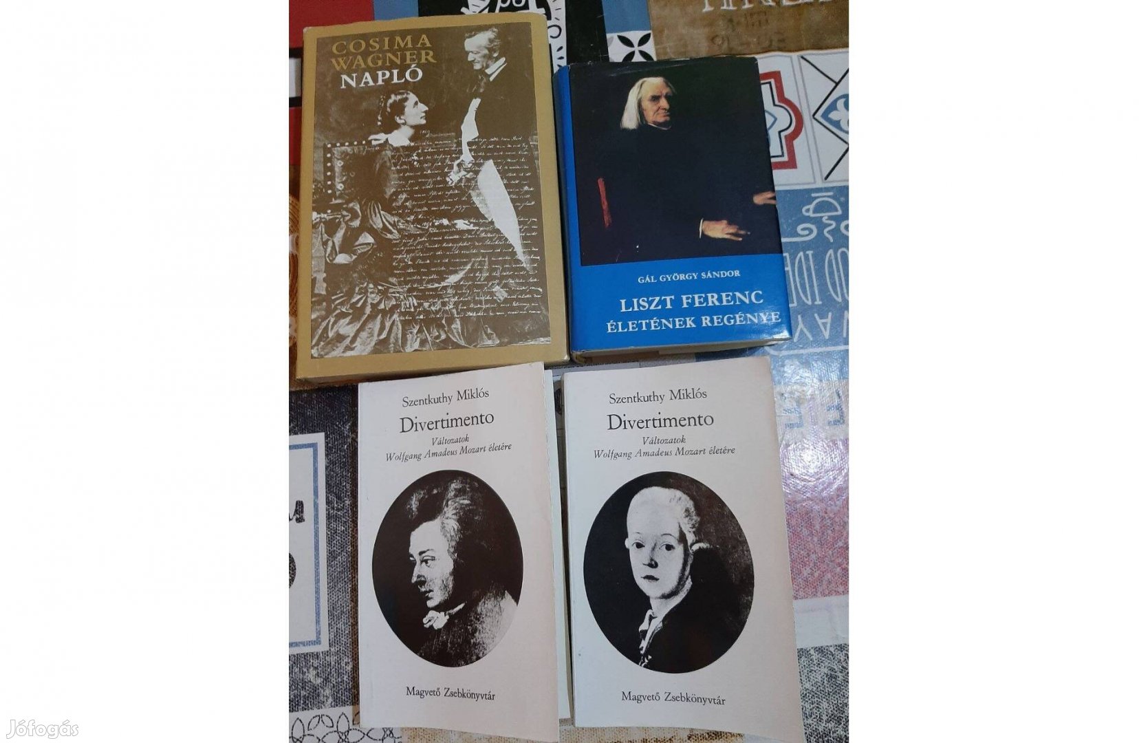 Liszt F, Wagner, Mozart Élettörténete eladó