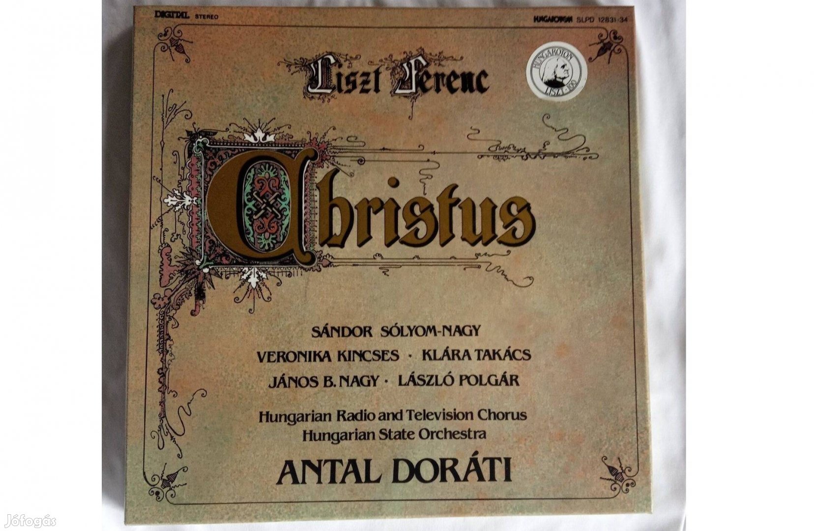 Liszt Ferenc Franz Liszt Christus -1986 4 bakelit lp