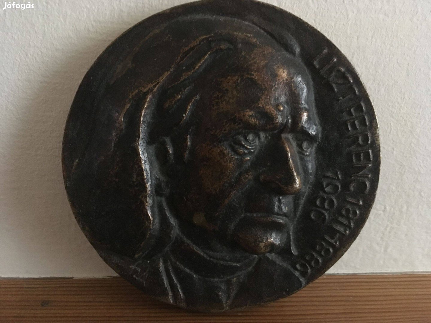 Liszt Ferenc bronz plakett