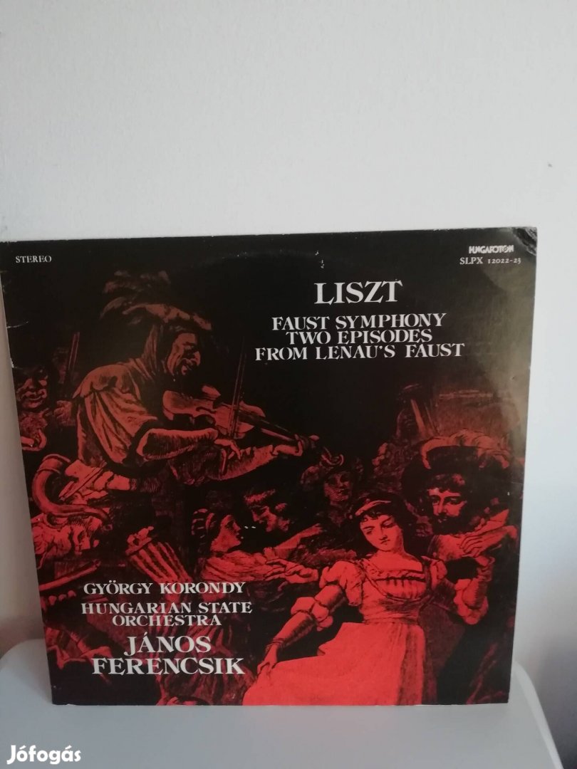 Liszt: Faust szimfónia, bakelit lemez