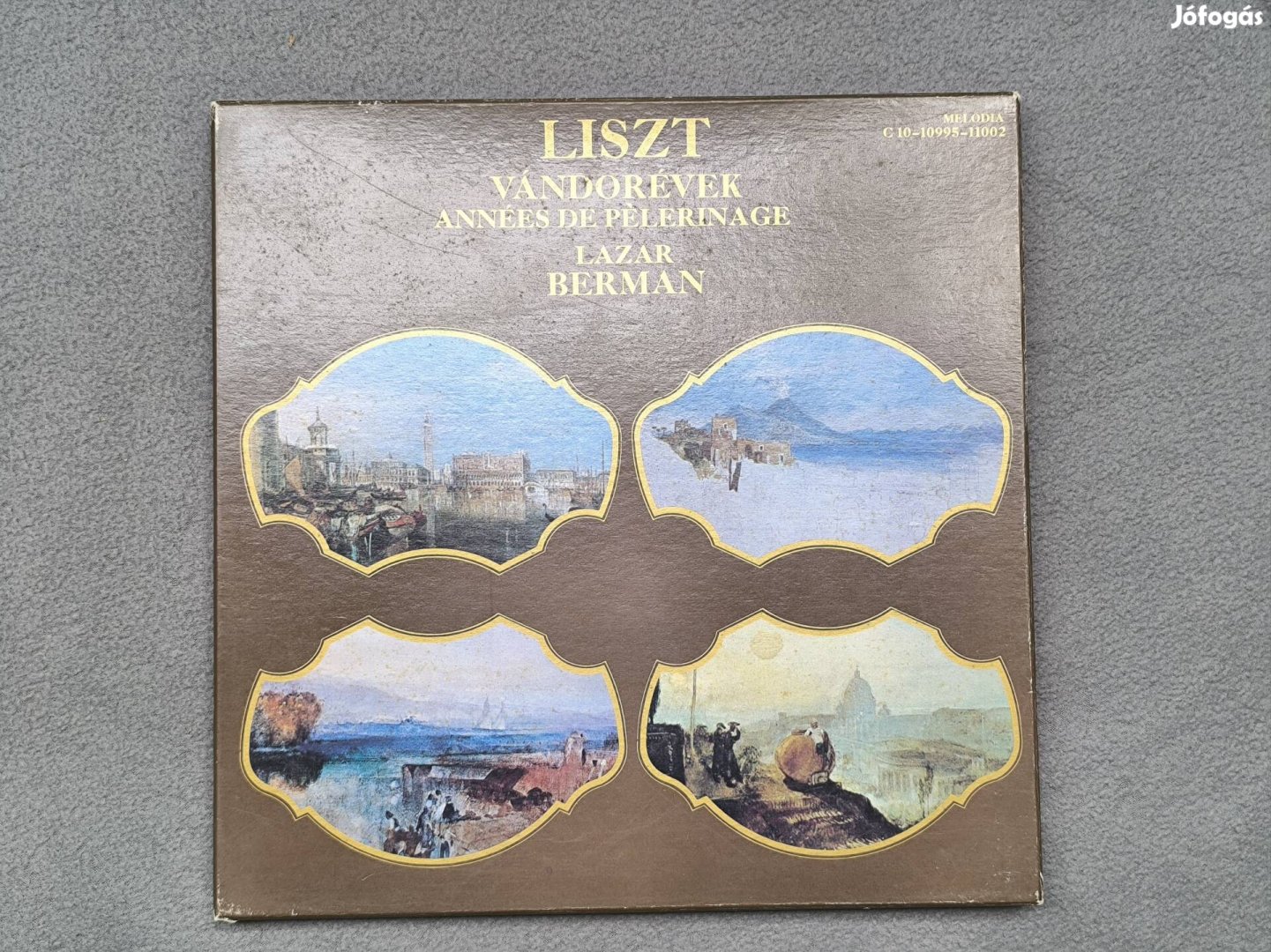 Liszt bakelit lemez box