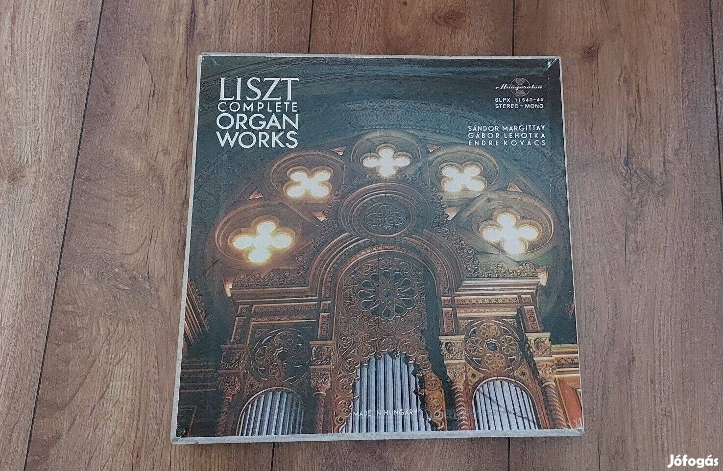 Liszt complete organ works bakelit lemezek