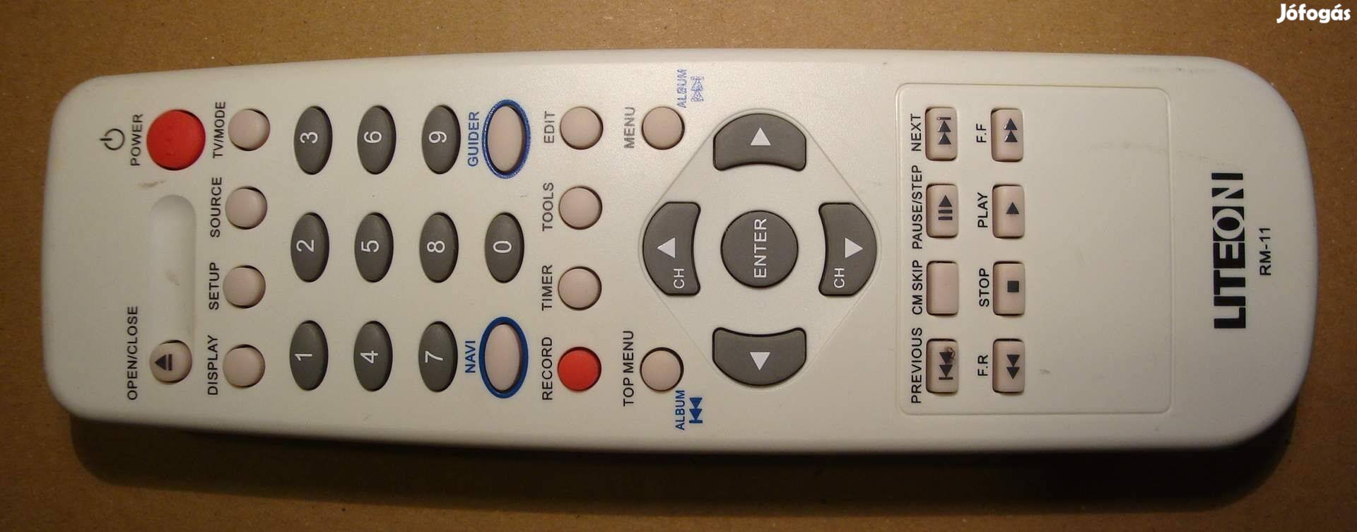 Liteon távirányító RM-11 DVD író recorder Eredeti