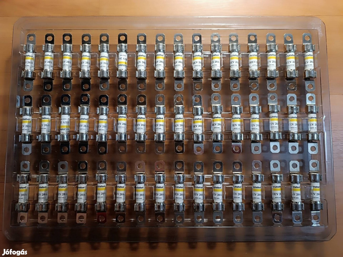 Littelfuse HEV 20A 450VDC Max. gépjármű biztosíték 48db makulátlan. 