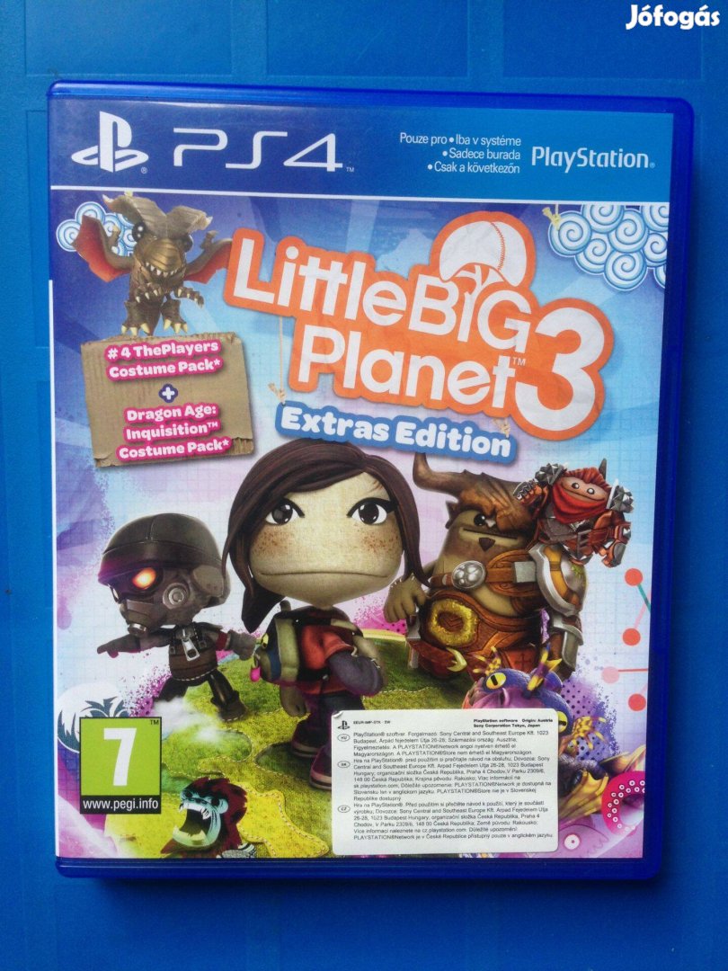 Little BIG Planet 3 ps4-PS5 játék eladó-csere "