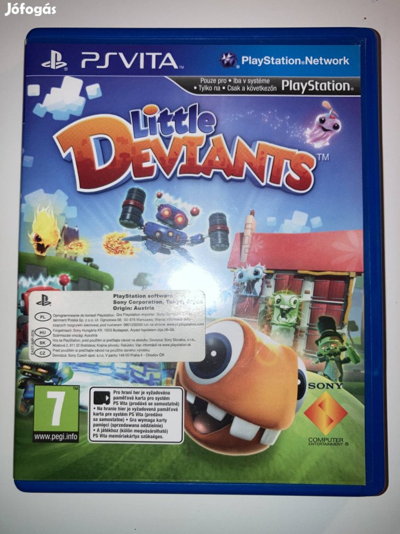 Little Deviants:Psvita játék