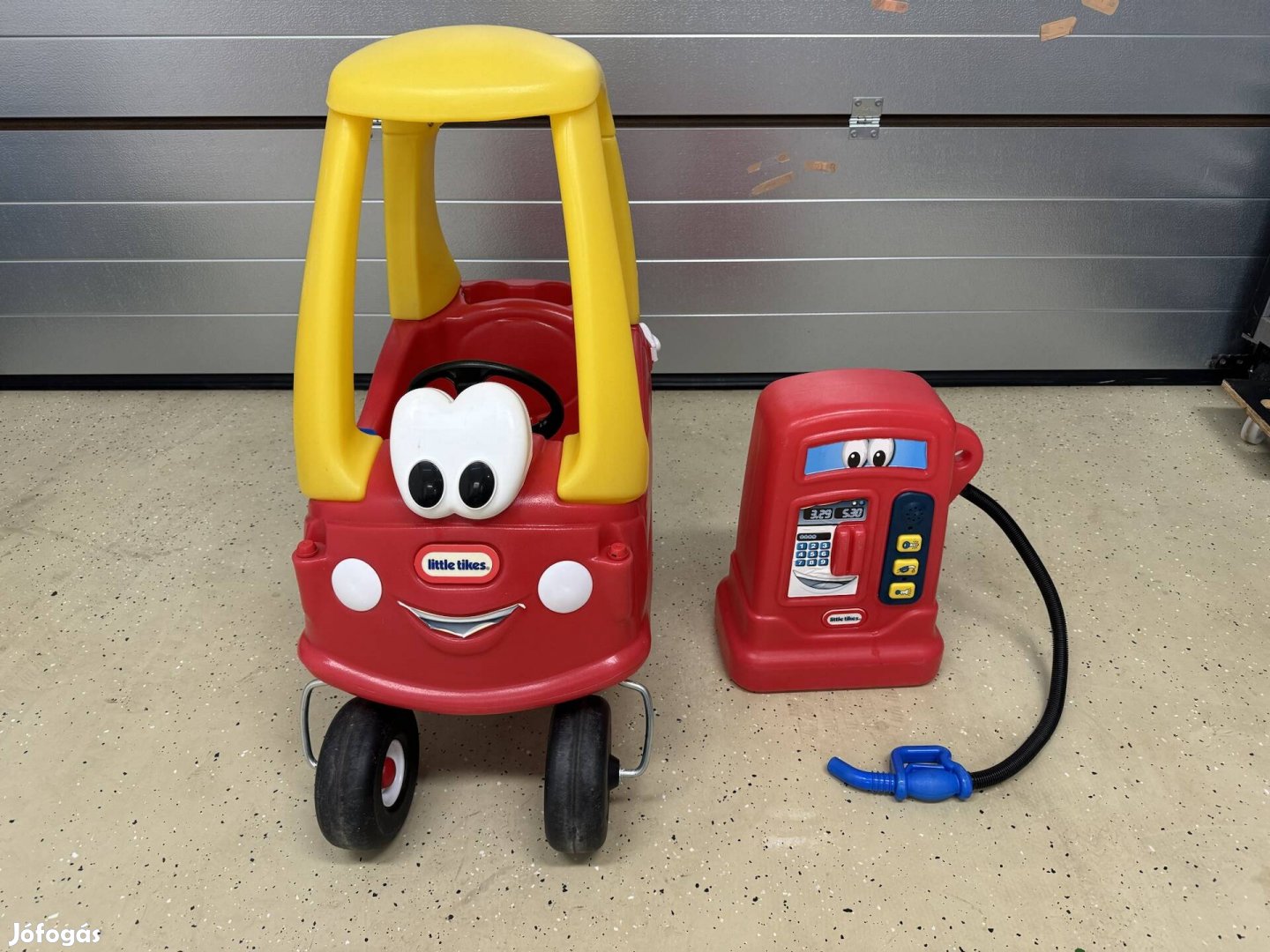 Little Tikes auto gyerek tank benzin benzinkút