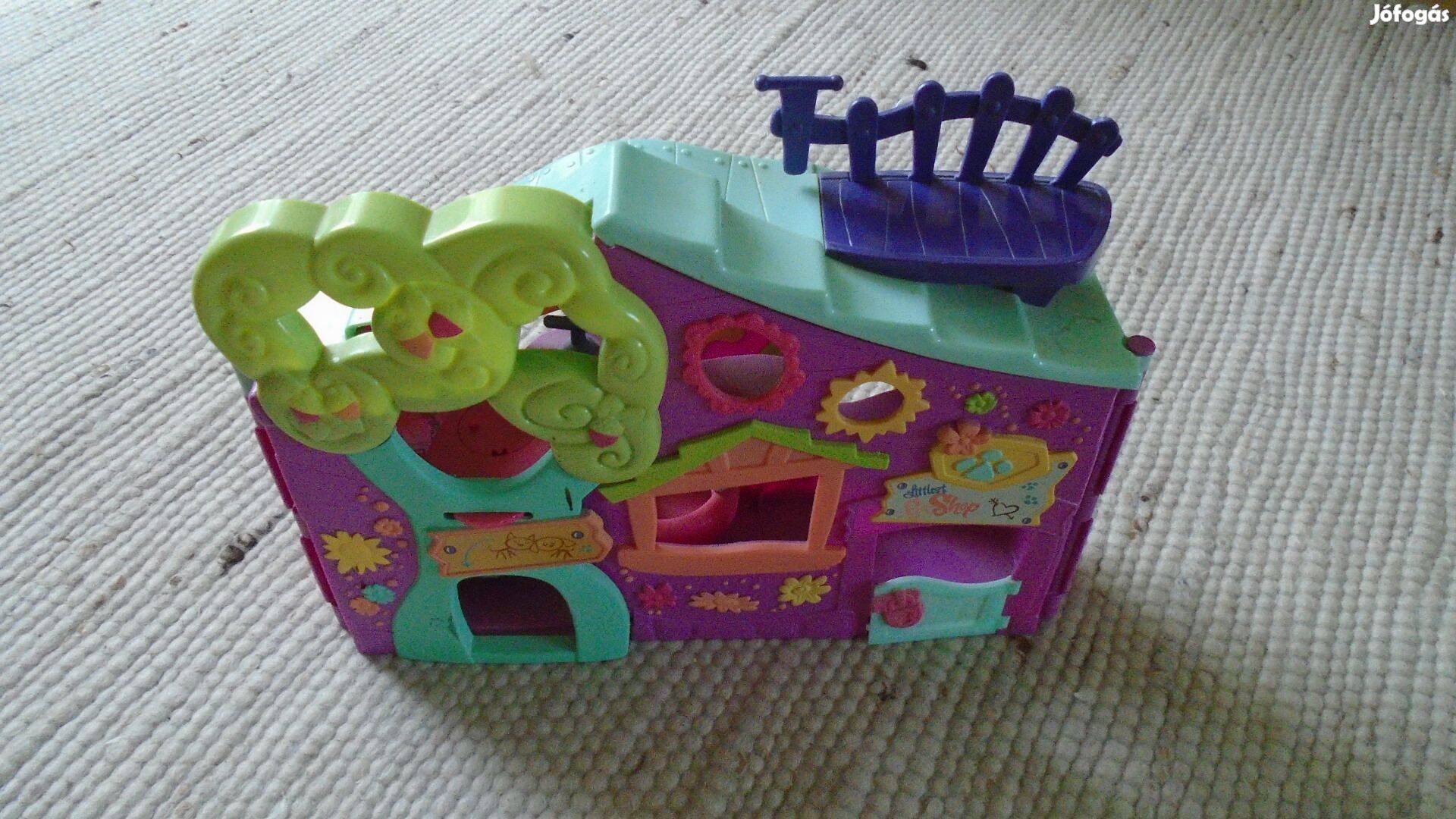Littlest Pes Shop - LPS - szétnyitható, színes házikó - újszerű