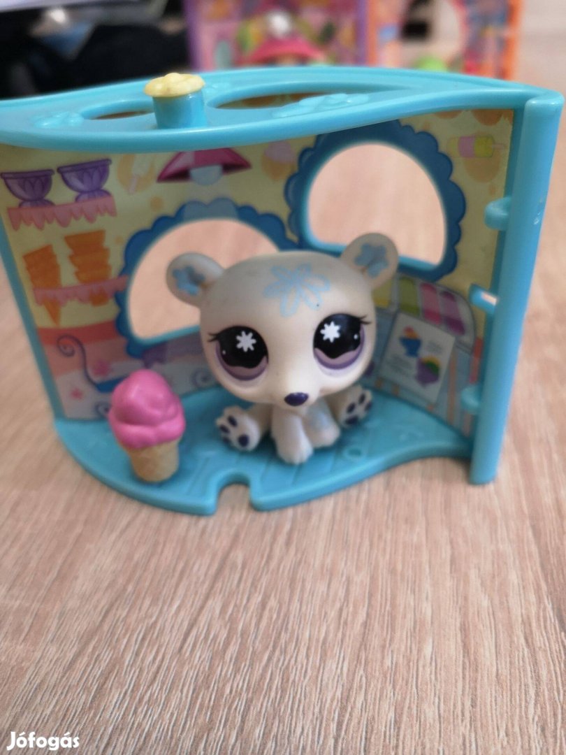 Littlest Pet Shop Eredeti Ritka #470 eladó kiegészítőkkel