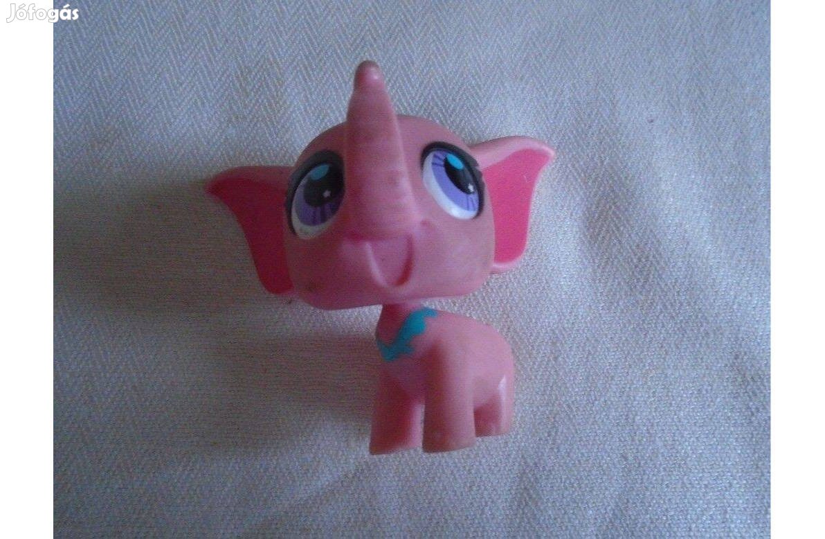Littlest Pet Shop - Rózsaszín Elefánt - eredeti LPS figura - újszerű