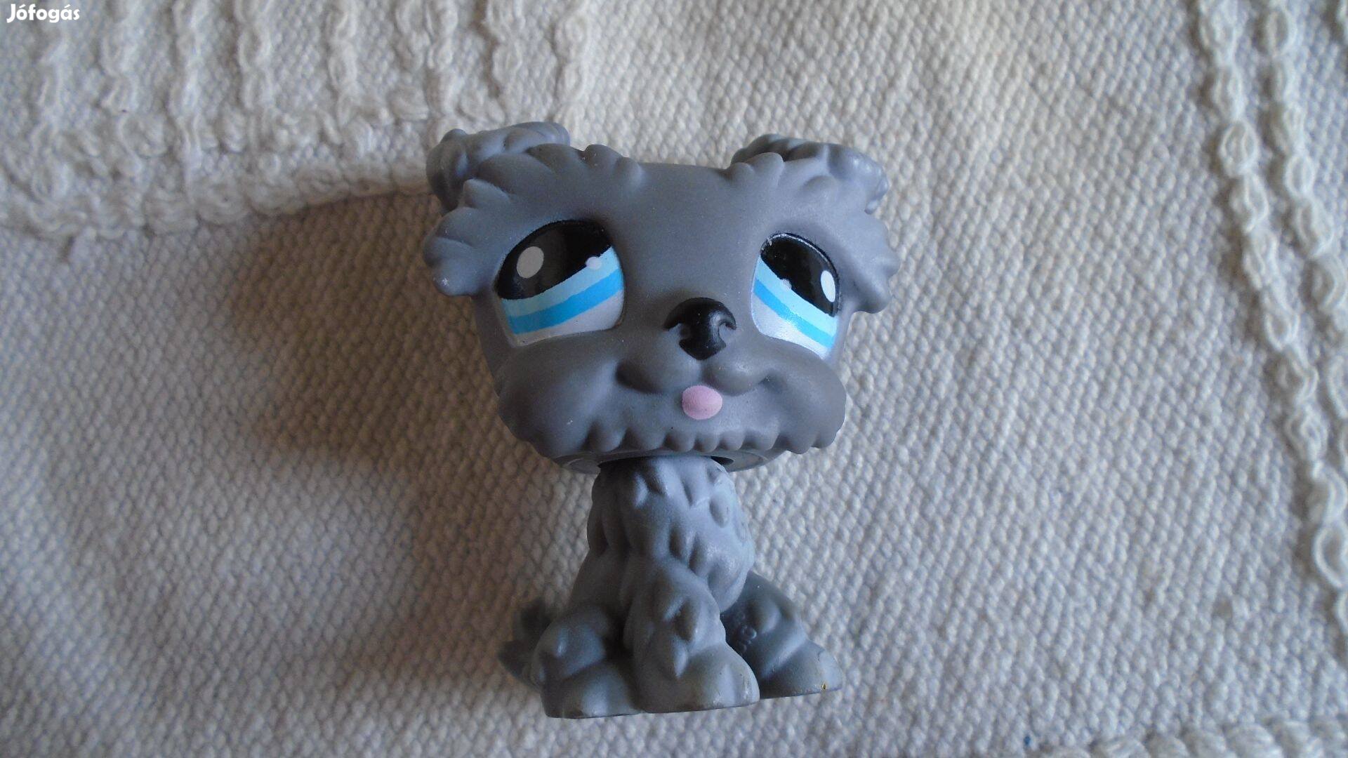 Littlest Pet Shop szürke Kutya figura - eredeti - újszerű