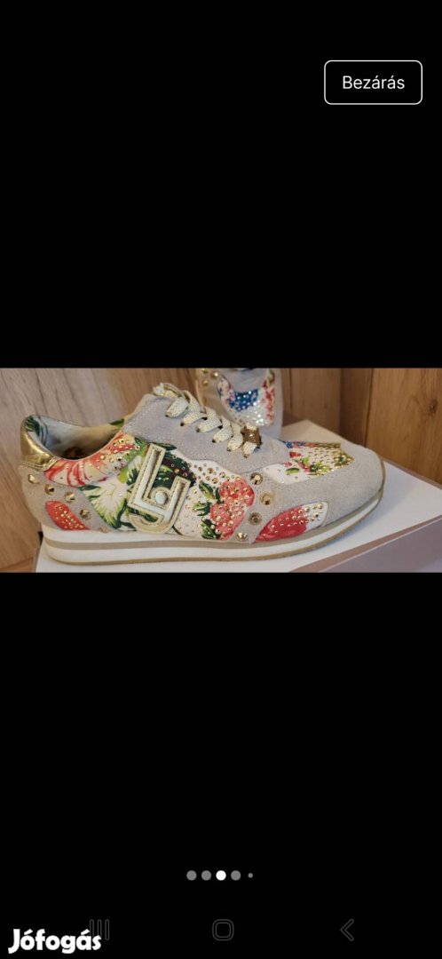 Liu Jo gyönyörű díszítésű sneaker, sport cipő 