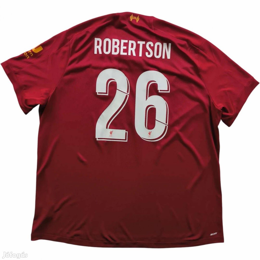 Liverpool 2019-20 New Balance hazai Andy Robertson foci mez XXL-es