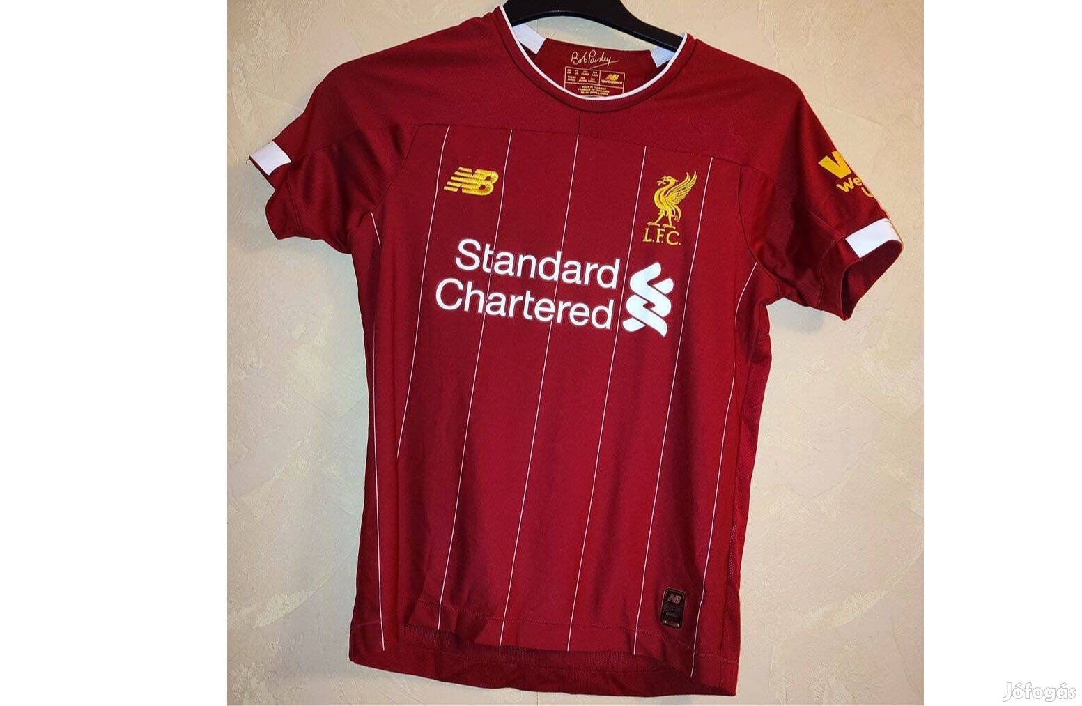 Liverpool eredeti New Balance bordó gyerek mez (146)