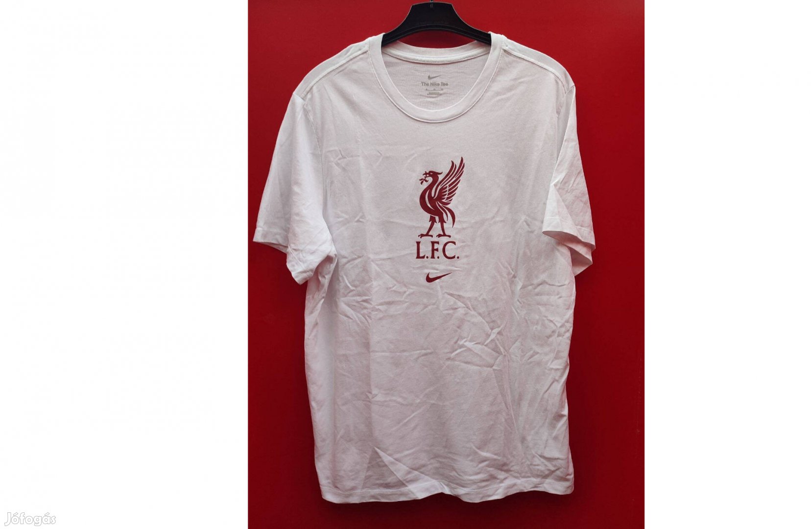 Liverpool eredeti Nike fehér póló (XL)