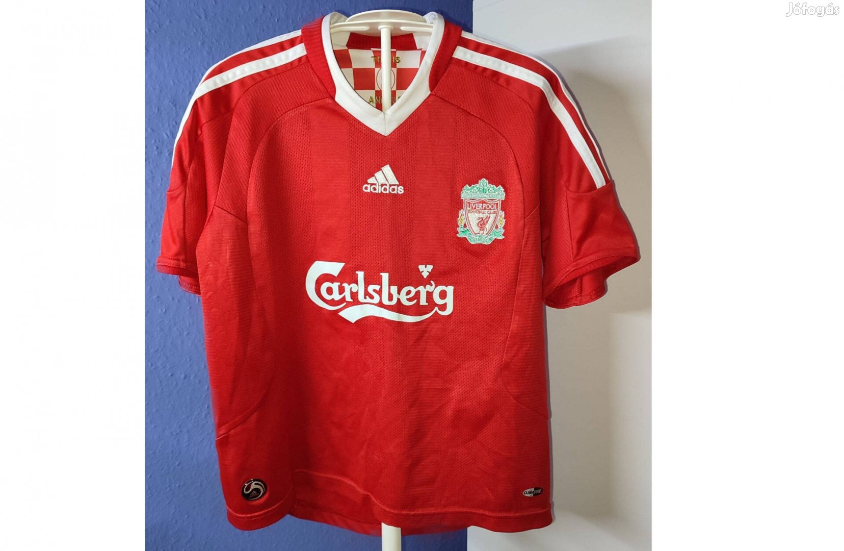 Liverpool eredeti adidas 2008-10 gyerek mez (140)