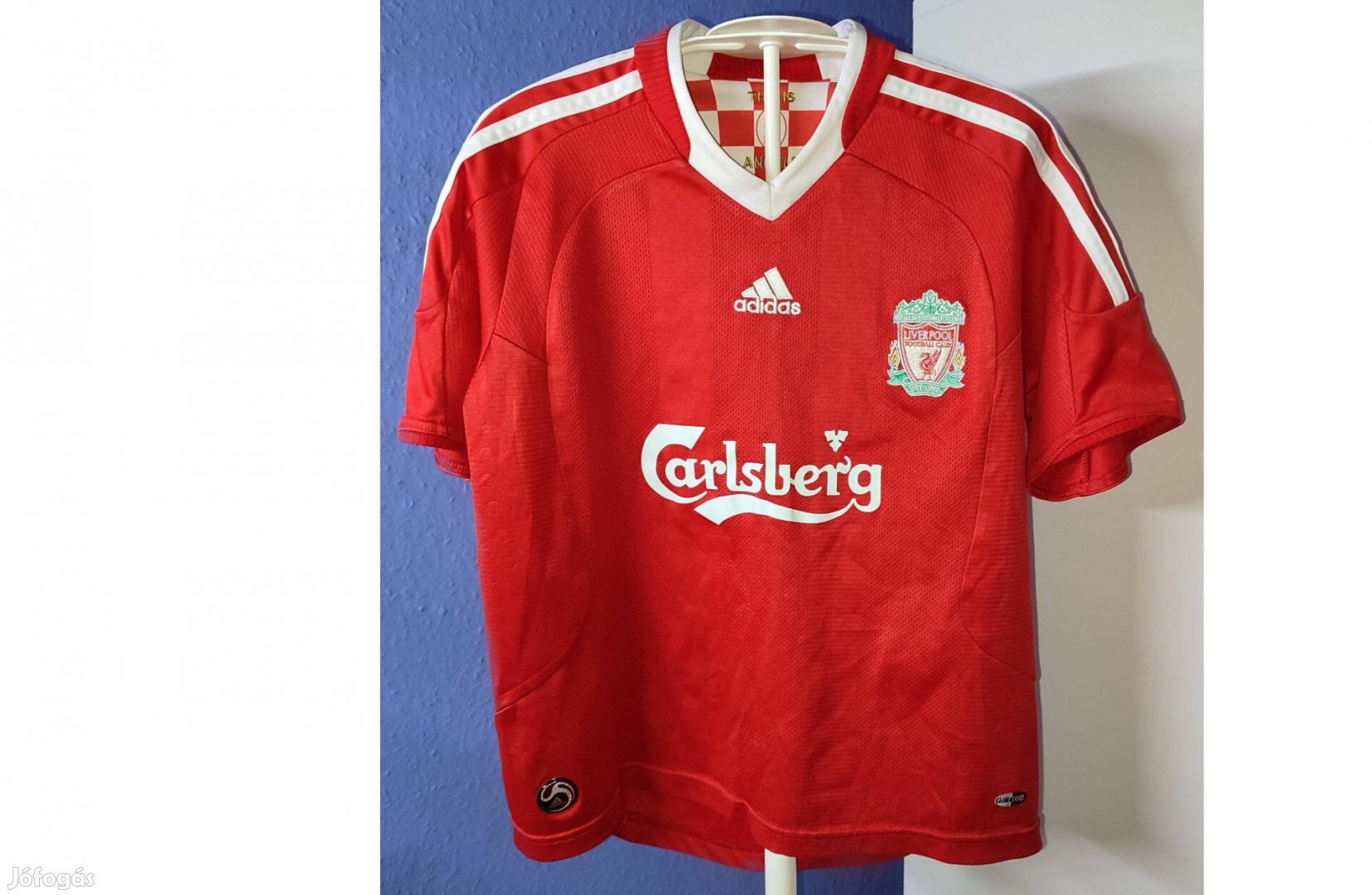 Liverpool eredeti adidas 2008-10 gyerek mez (140)