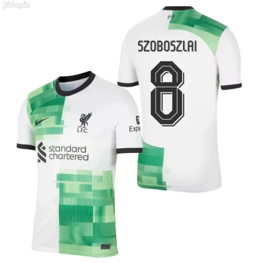 Liverpool mez felső gyerek SZOBOSZLAI 8 2023/24 zöld