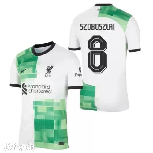 Liverpool mez felső gyerek SZOBOSZLAI 8 2023/24 zöld