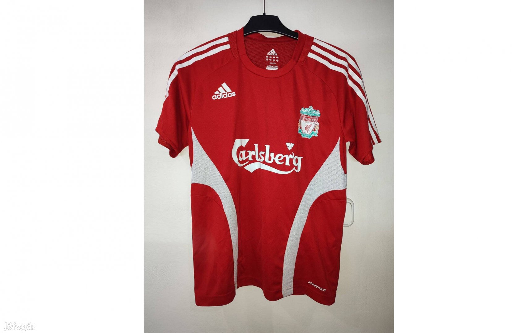 Liverpool piros eredeti adidas edzőmez (S)