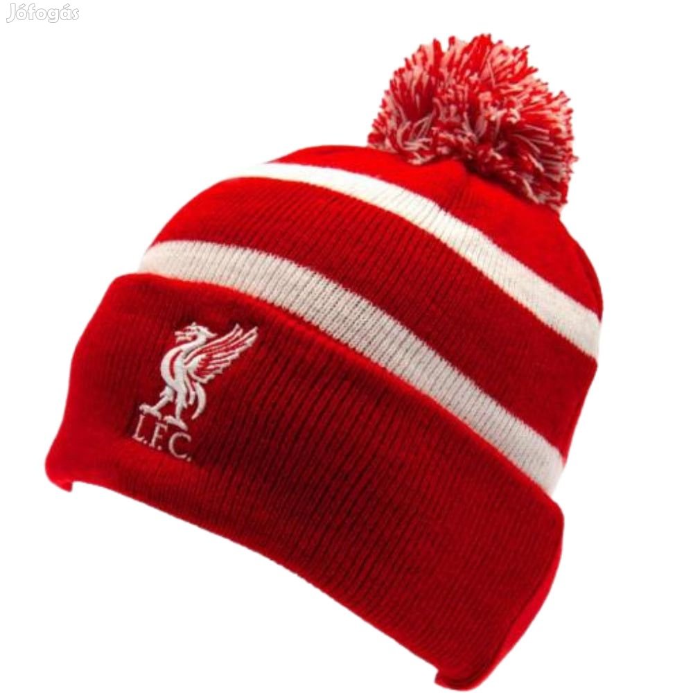 Liverpool sapka kötött csíkos