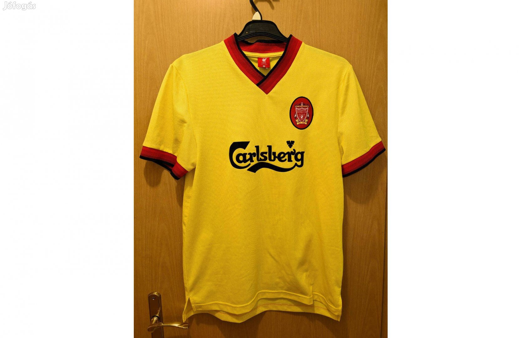Liverpool sárga eredeti szurkolói 1997-1998-as mez (M)