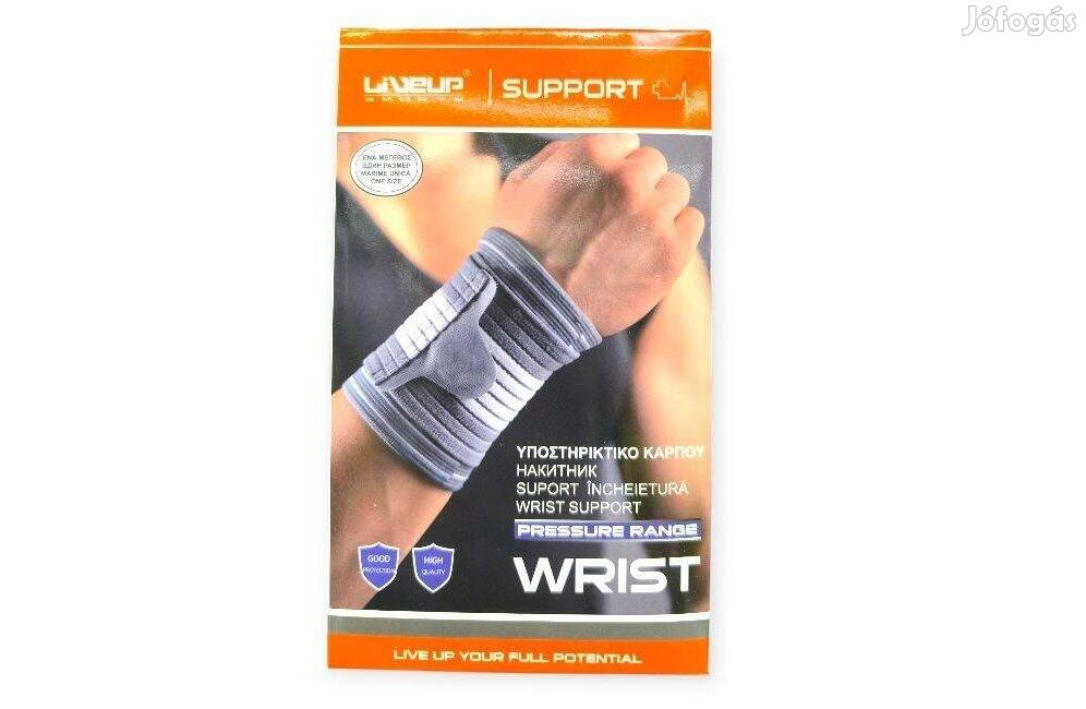 Liveup csuklótámasz kompressziós, állítható és fájdalomcsill