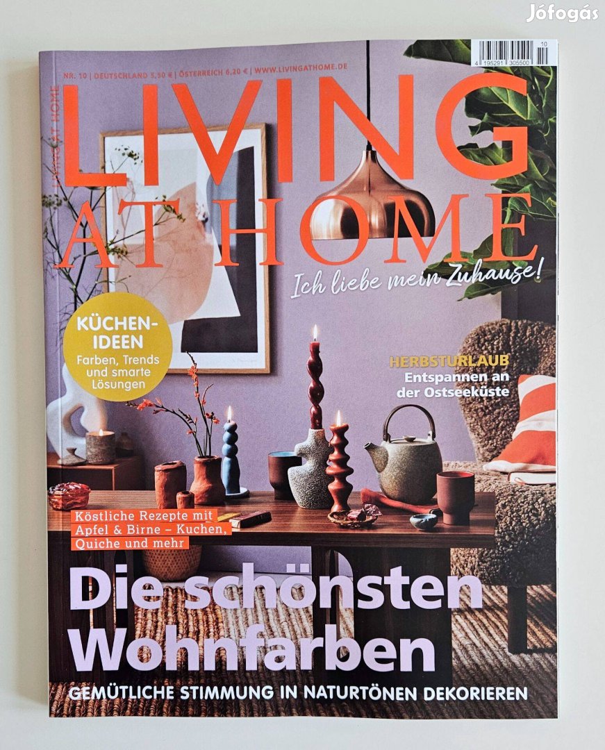 Living at home német nyelvű lakberendezési magazin 2024/10