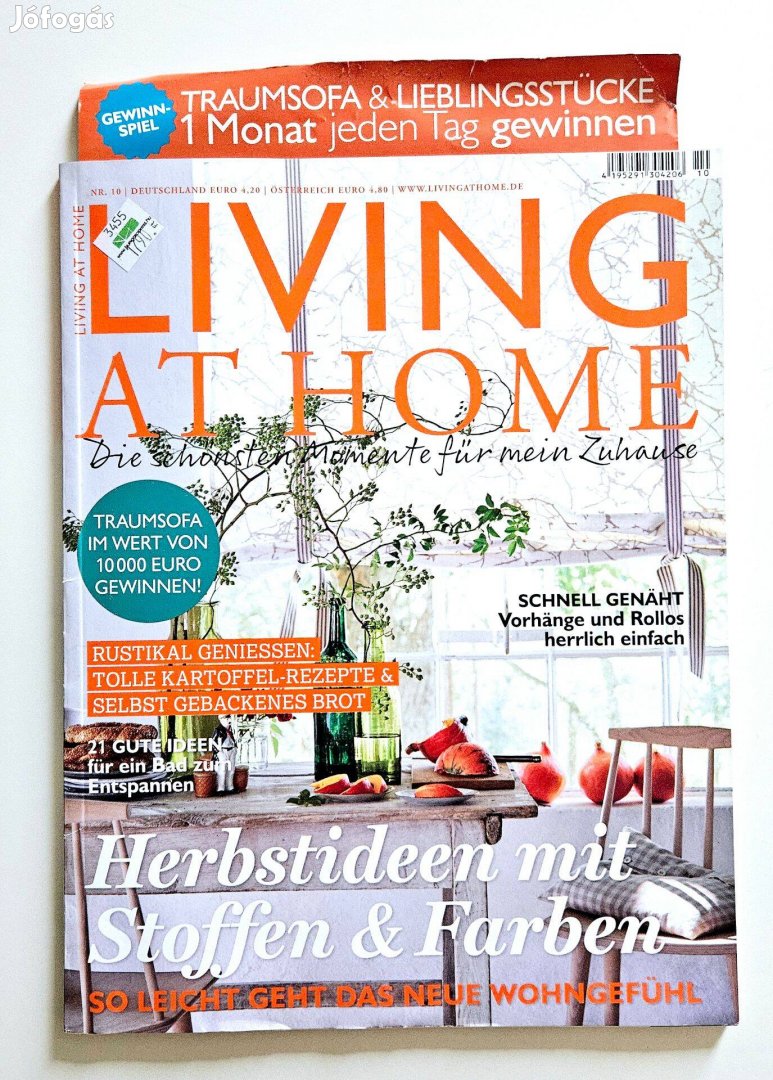 Living at home német nyelvű lakberendezési magazin