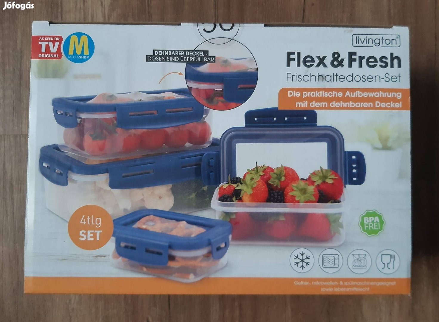 Livington Flex & Fresh frissentartó doboz szett (új)