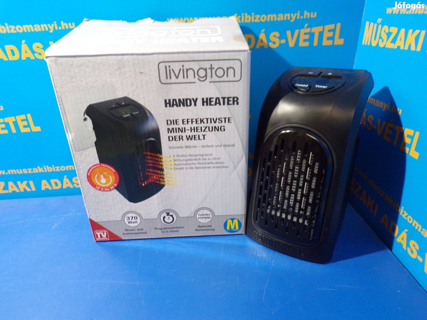 Livington Handy Heater jótállással