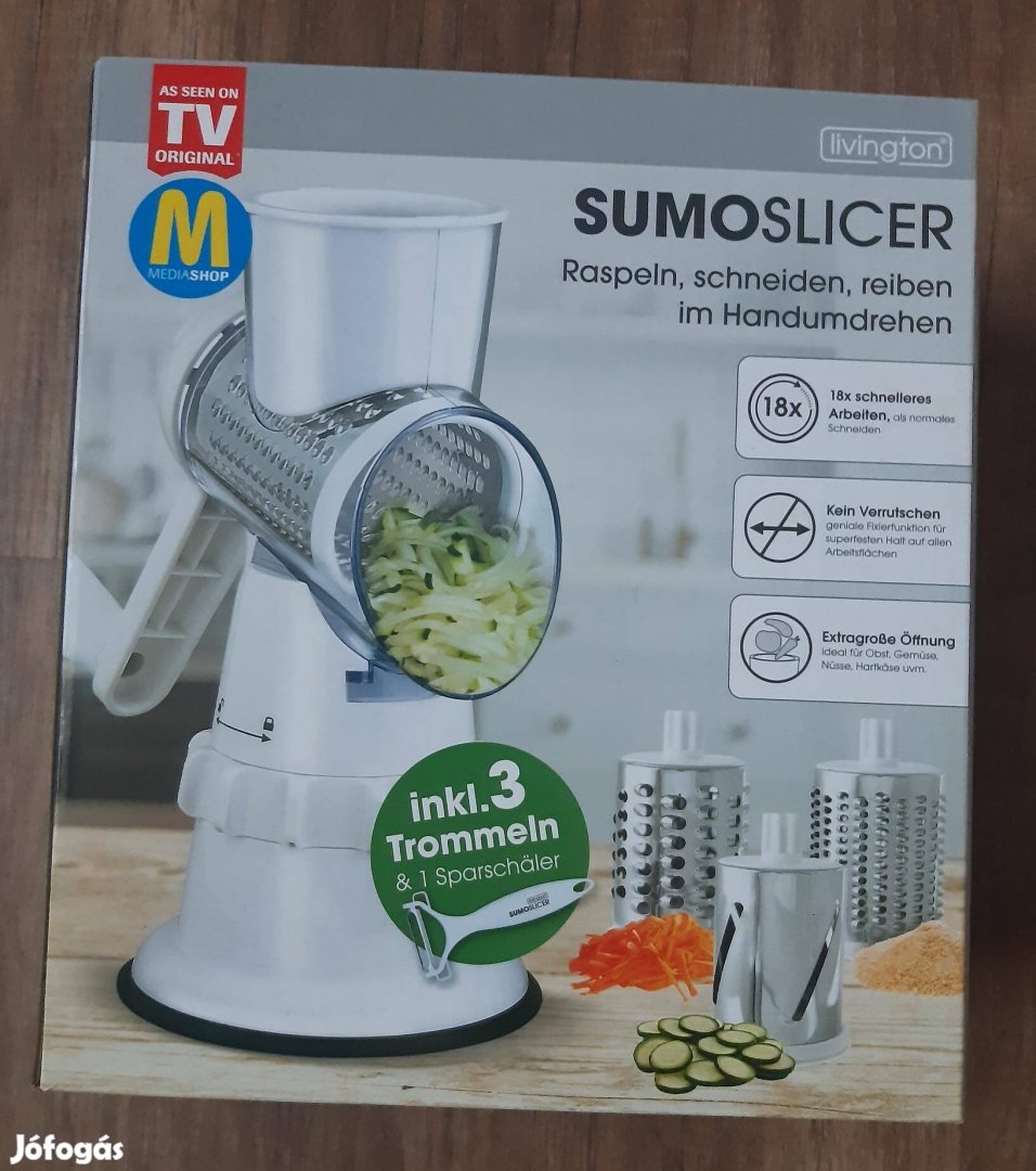 Livington Sumo Slicer forgódobos reszelő (új)