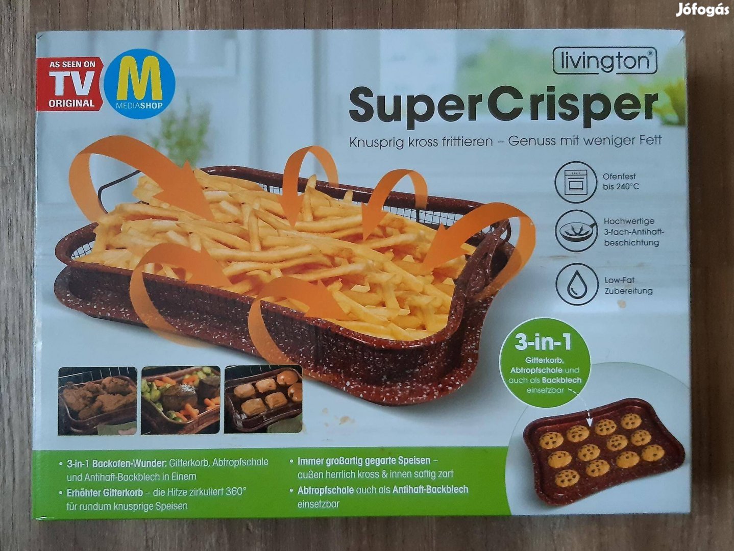 Livington Super Crisper sütőcsoda (új)