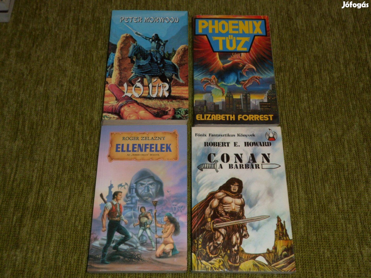 Ló úr + Phoenix tűz + Ellenfelek + Conan a barbár - fantasy könyvek