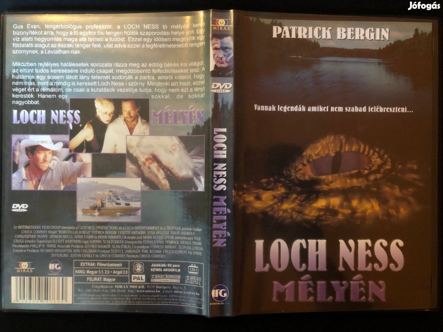 Loch Ness mélyén DVD (karcmentes, Patrick Bergin)