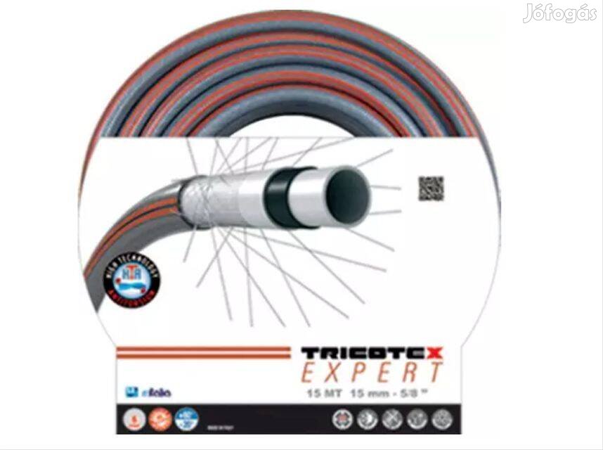 Locsolótömlő slagg olasz Tricotex Expert csavarodásmentes 3/4" 50 m