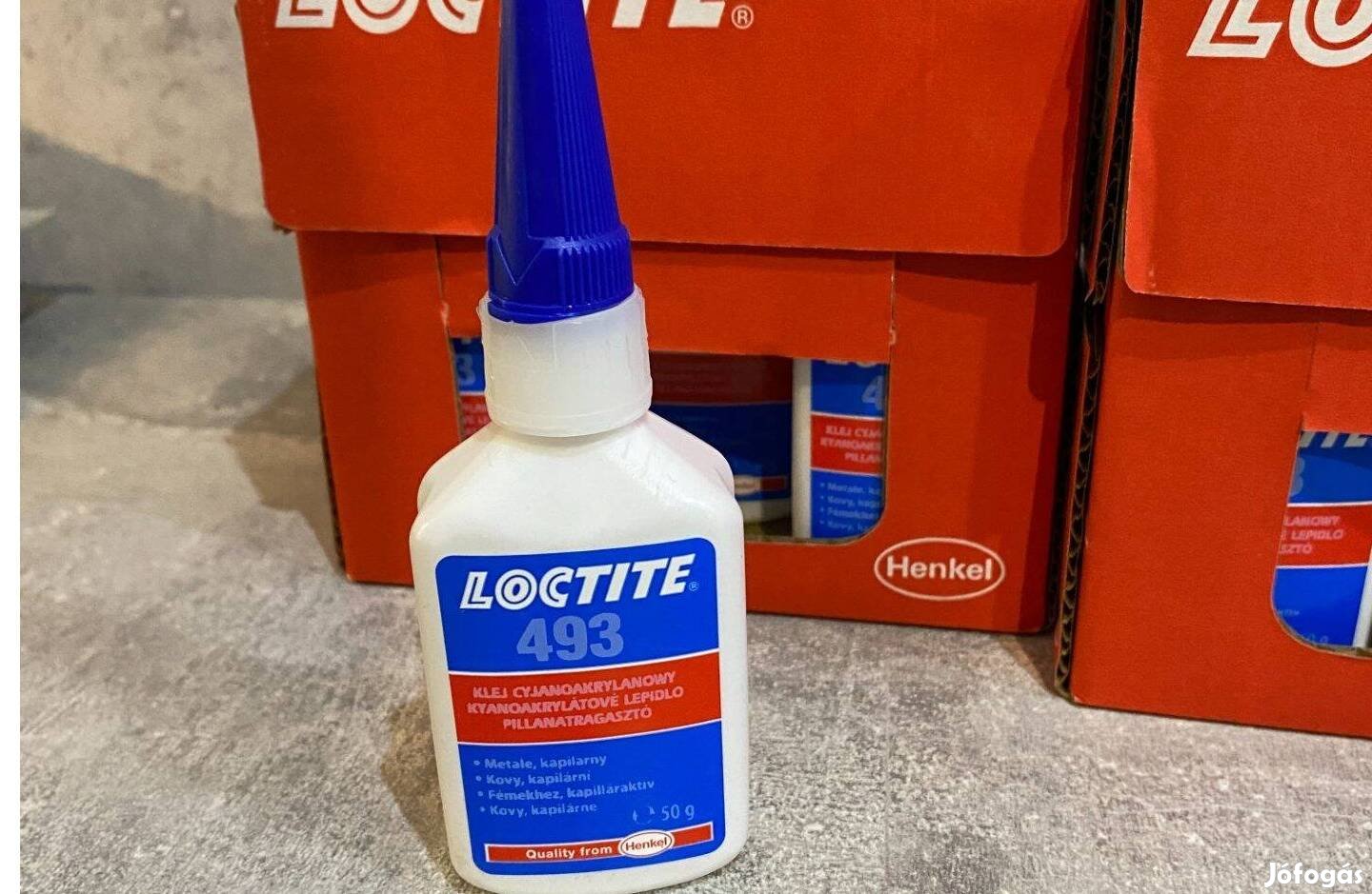 Loctite 493 Pillanatragasztó, 50g-os kiszerelés - 12db