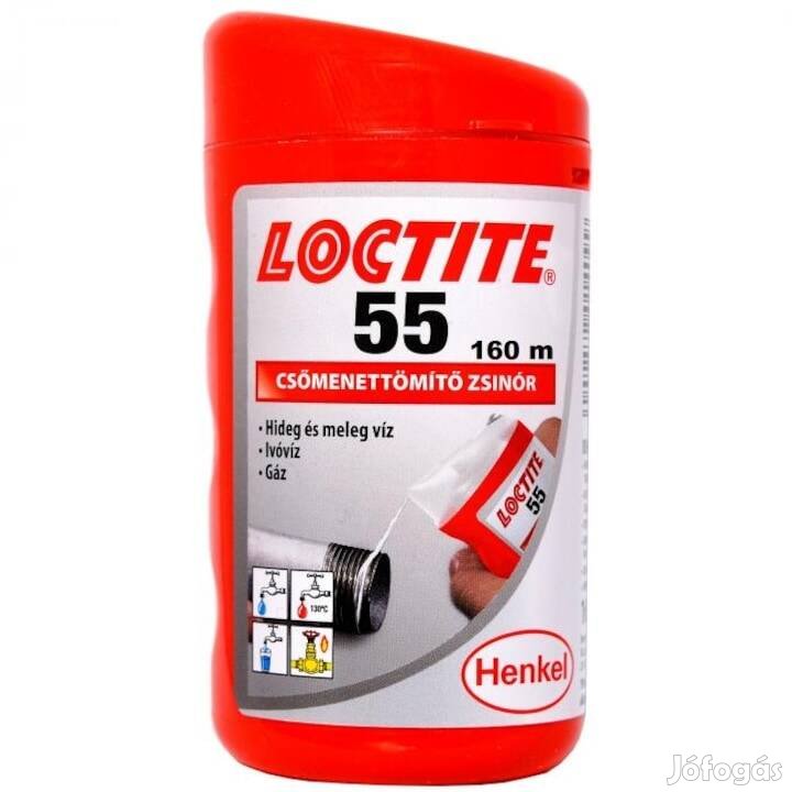 Loctite 55 csőmenettömítő zsinor 160fm