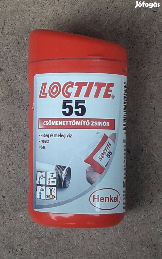 Loctite 55 csőmenettömitő zsinór (160 méter)