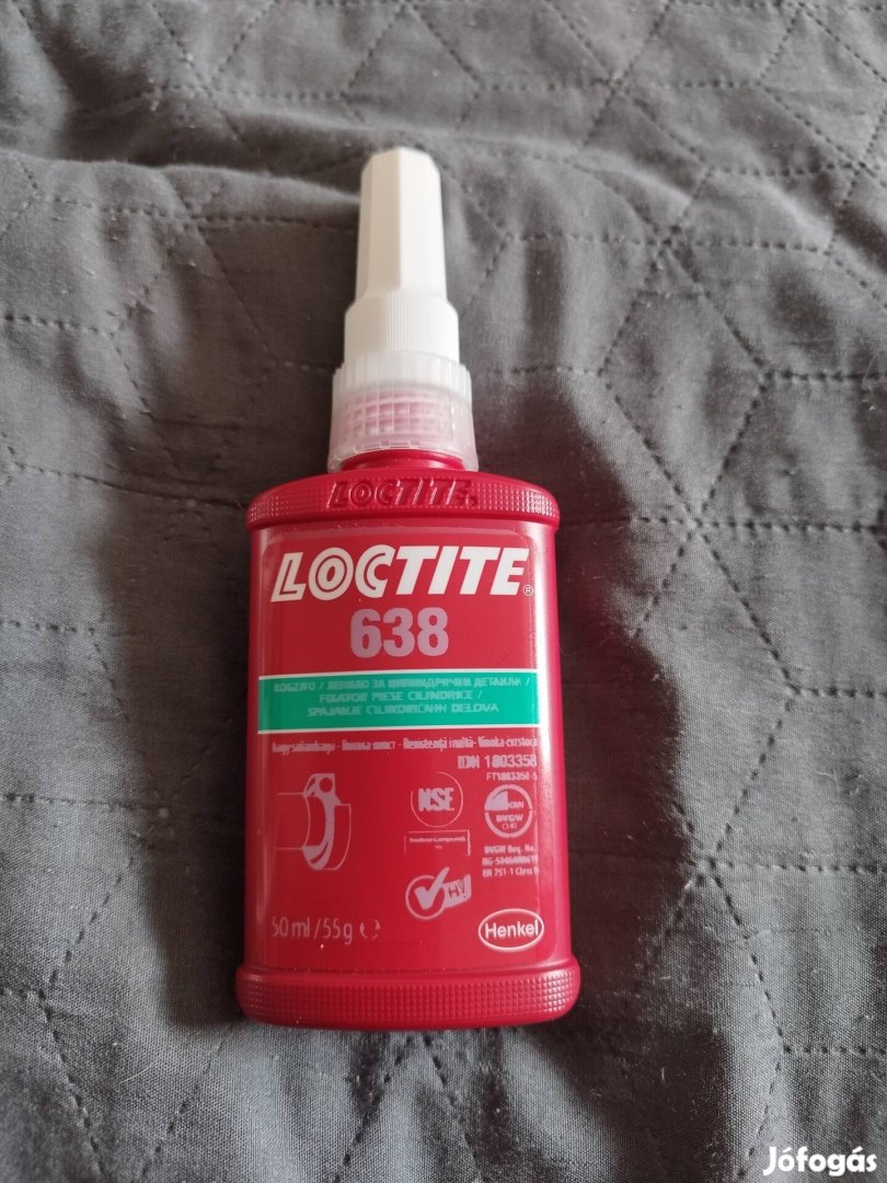 Loctite 638 nagyszilárdságú ragasztó és menetrögzítő