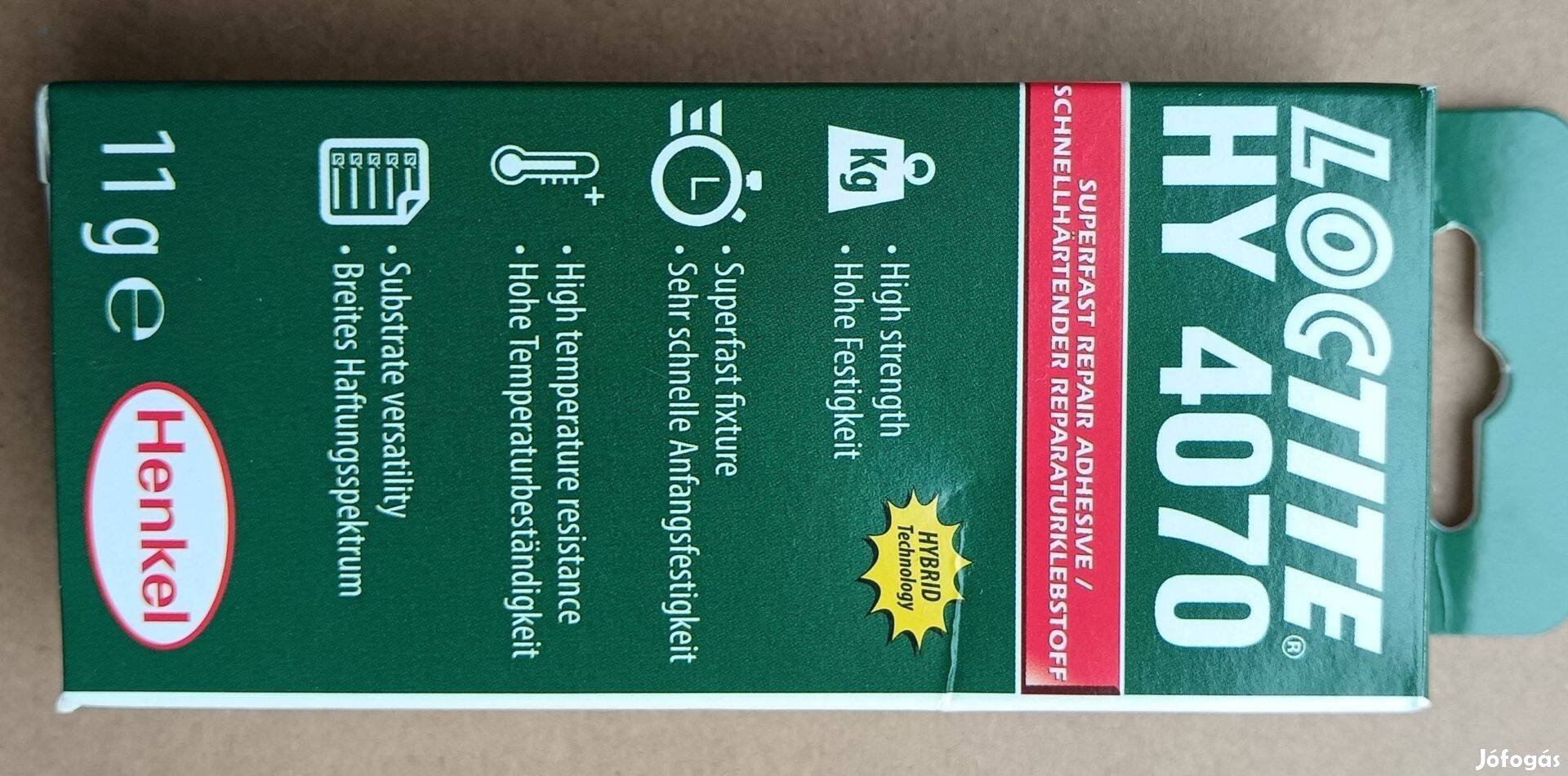 Loctite HY4070 kétkomponensű hibrid ragasztó 11g