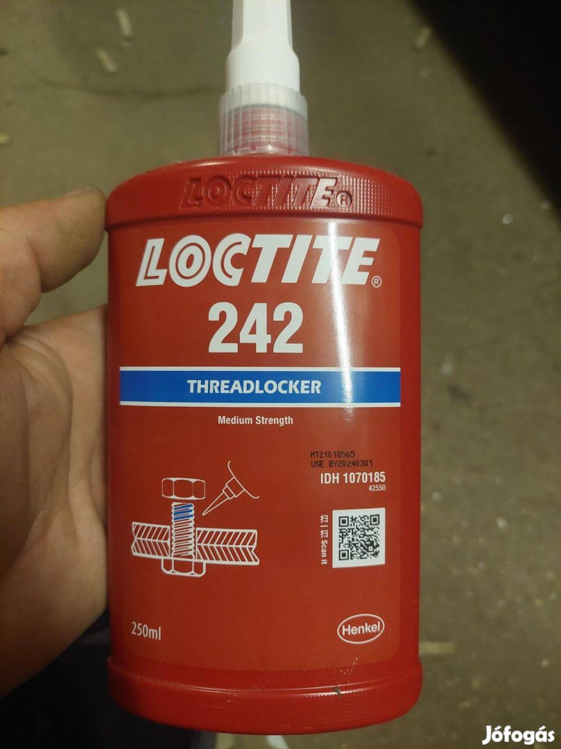 Loctite menetrögzítő ragasztó 250ml
