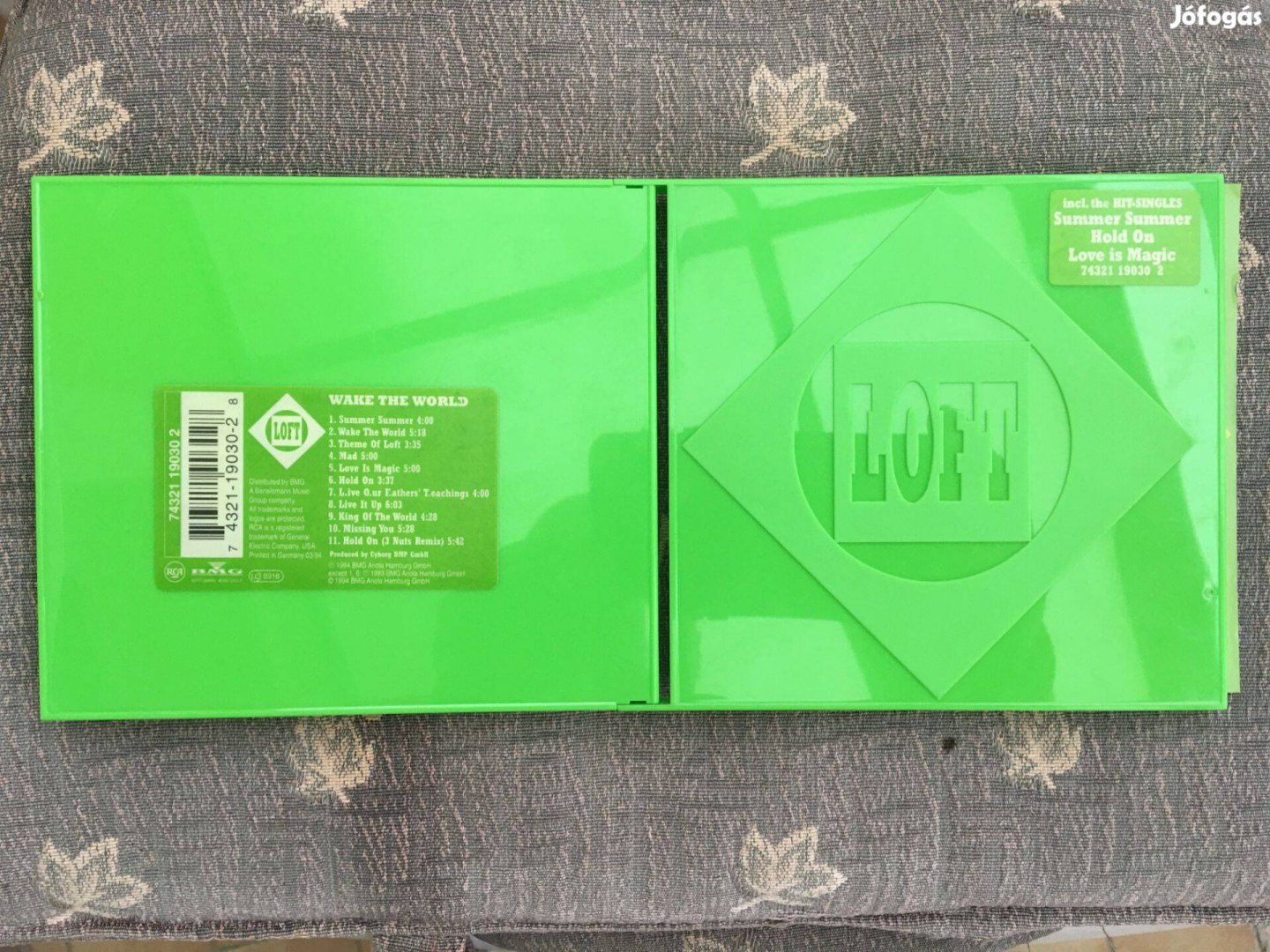 Loft:Wake The World CD posta megoldható Ritkaság