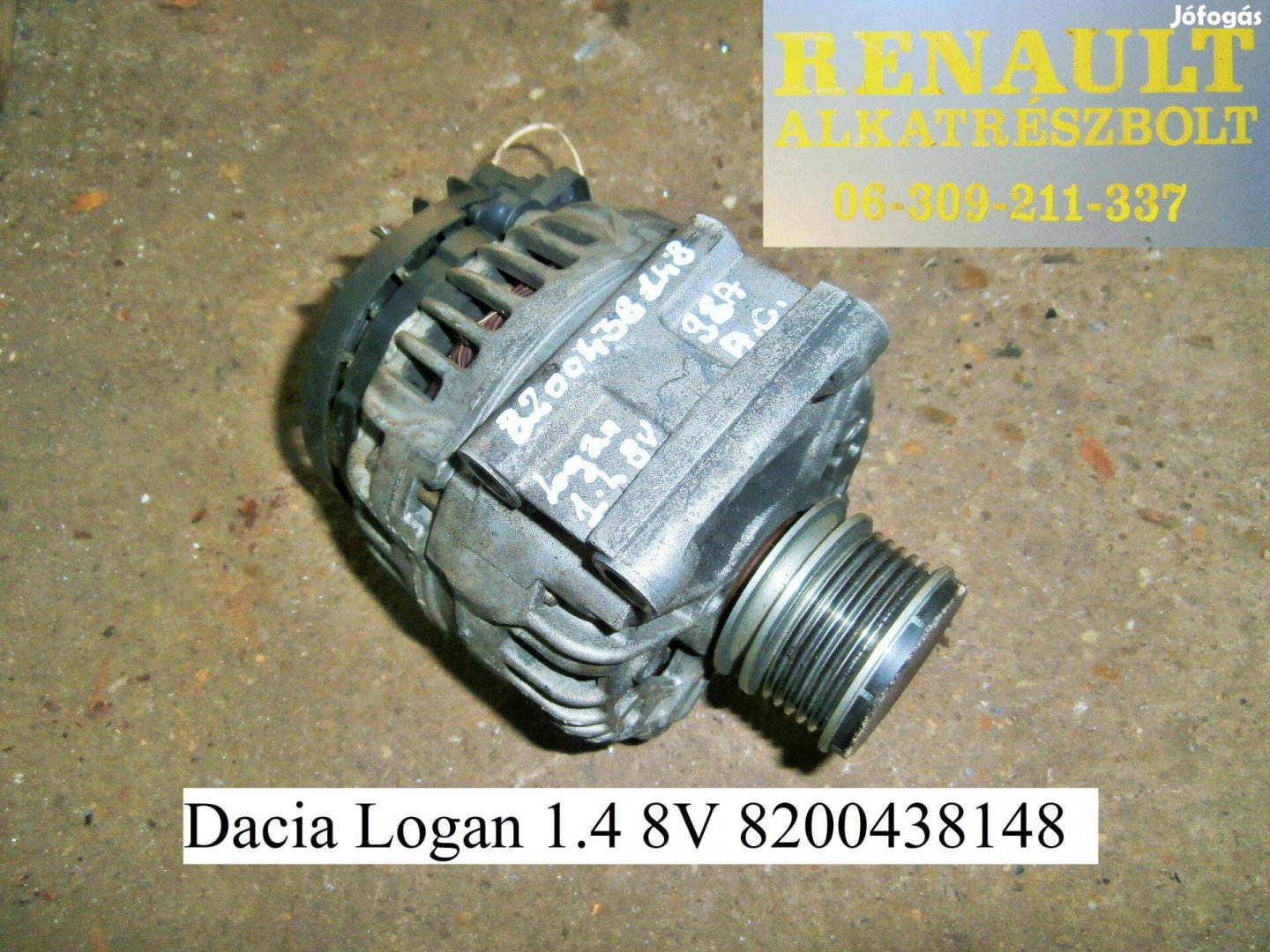 Logan 1.4 8V 8200438148 generátor