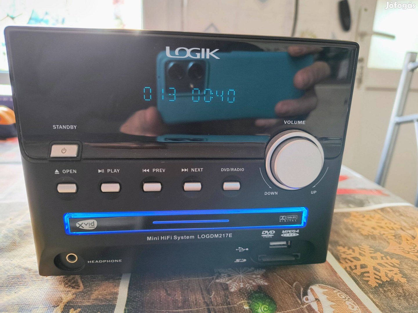 Logik dvd mini hifi hiányosan