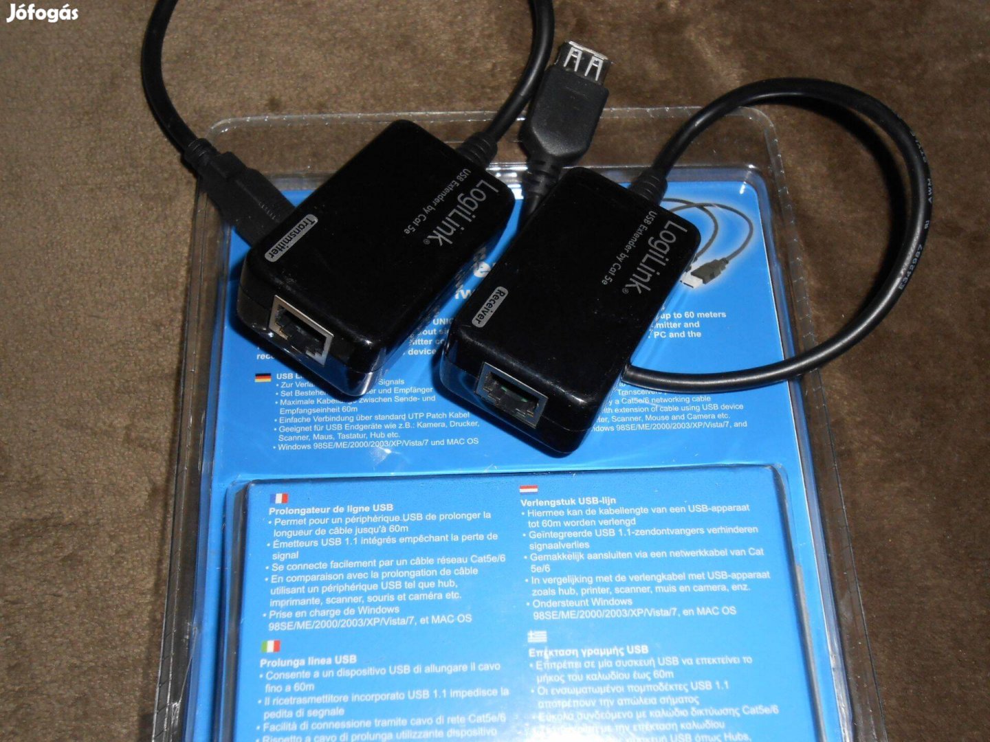 Logilink USB Line Extender, új dobozban